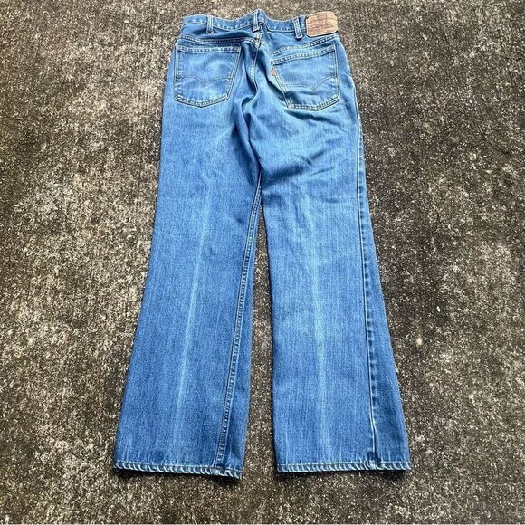 Vintage Levi’s 70’s Denim Orange Tab Talon Zipper Jeans